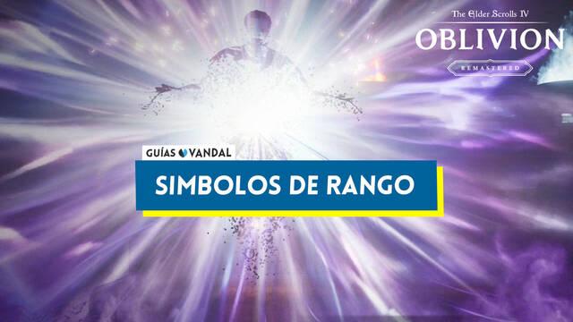S�mbolos de rango al 100% en Oblivion Remastered - The Elder Scrolls IV: Oblivion Remastered