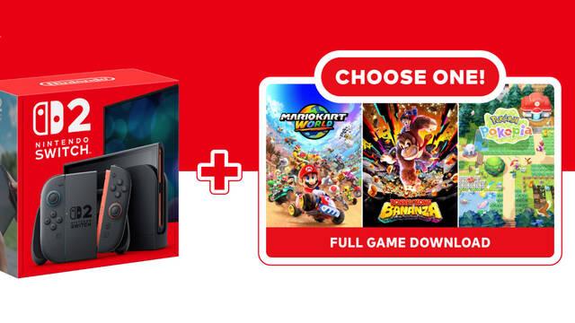 Nintendo anuncia un nuevo pack de Switch 2 con juego incluido antes de la subida de precio