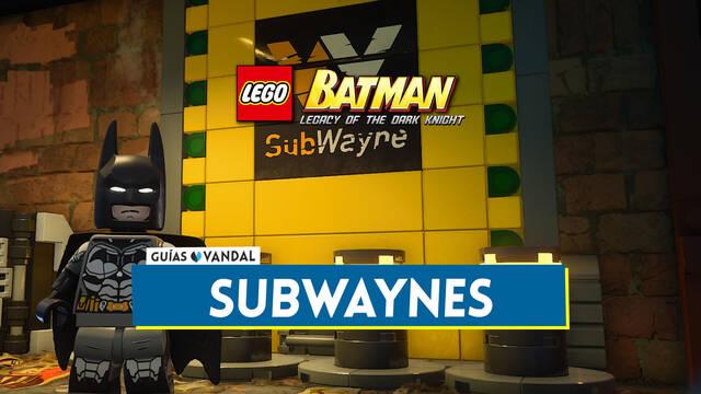 Todos los SubWayne en LEGO Batman El Legado del Caballero Oscuro - LEGO Batman: Legacy of the Dark Knight