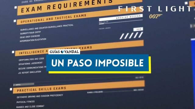 Un paso imposible al 100% en 007 First Light - 007 First Light