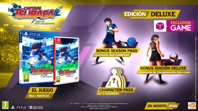 GAME presenta su exclusiva Edici�n Deluxe de Captain Tsubasa: Rise of New Champions.