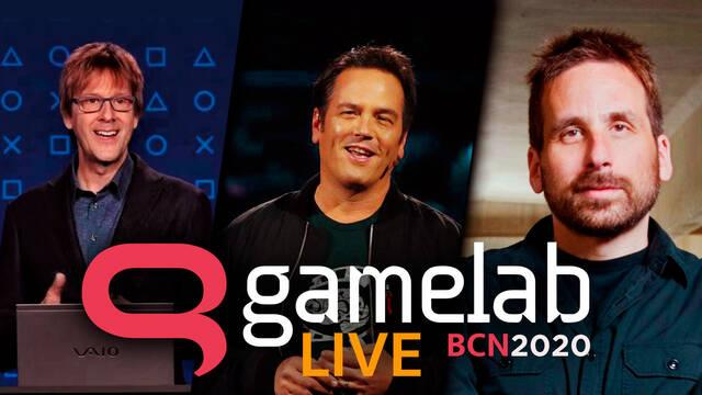 Phil Spencer, Mark Cerny y Ken Levine en Gamelab Barcelona 2020 Live