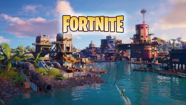 Fortnite Temporada 3: Se filtra c�mo se ver� el mapa cuando el agua descienda