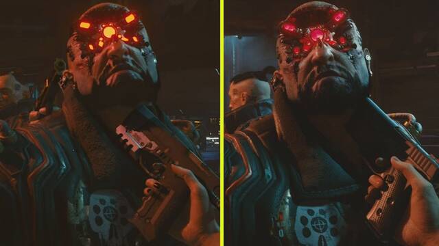 Comparativa gr�fica de Cyberpunk 2077: tr�iler de 2018 vs. tr�iler de 2020.