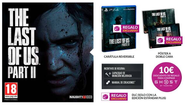 Estos son los incentivos por reservar The Last of Us 2 en GAME.