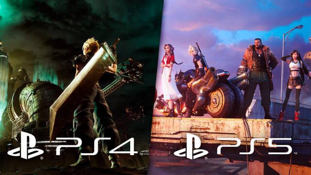 Final Fantasy VII Remake: Comparan los gr�ficos de Intergrade en PS5 con la versi�n de PS4
