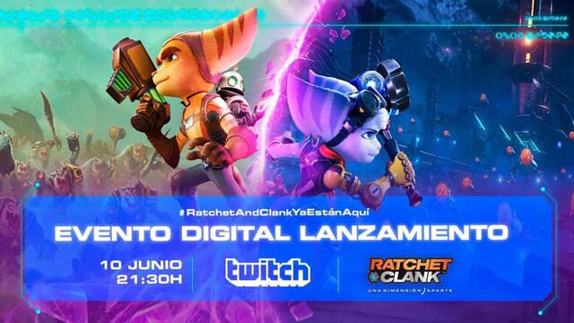 Ratchet & Clank Una Dimensión Aparte: sigue aquí el evento que se celebrará a las 21:30