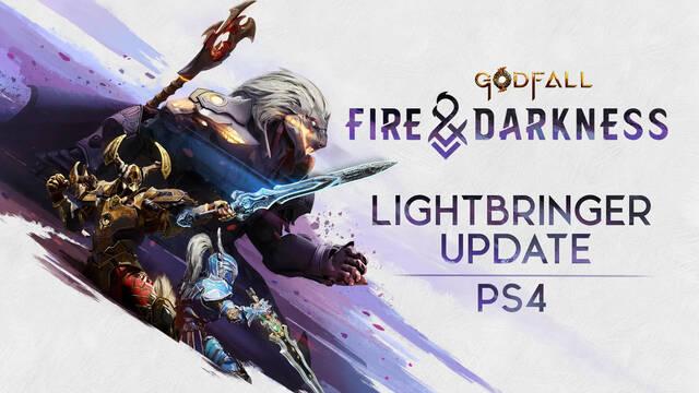 Godfall llegará a PS4: Saldrá el 10 de agosto junto a Fire & Darkness, su nueva expansión.