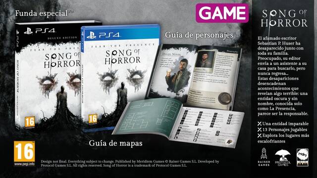Song of Horror ya disponible para reservar en GAME.