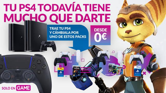 Lleva tu PS4 a GAME y consigue nuevos packs