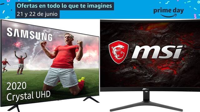 Ofertas Prime Day monitores y televisores