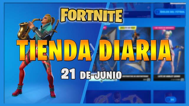 Fortnite Battle Royale - Portada de la Tienda diaria 21 de junio 2021
