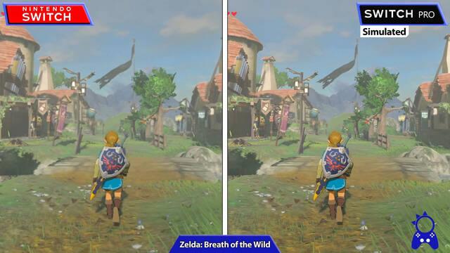 As� se ver�an los juegos en Nintendo Switch Pro gracias a una nueva comparativa simulada