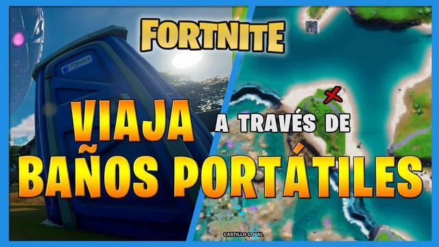 Fortnite: viaja a trav�s de ba�os port�tiles - LOCALIZACI�N - Fortnite Battle Royale