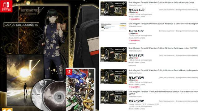 Shin Megami Tensei V edici�n coleccionista Fall of Man especulaci�n ebay