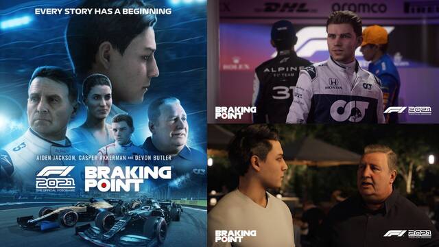 F1 2021: Primeras im�genes y detalles de Braking Point, su emocionante modo historia.