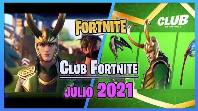 Club de Fortnite (julio 2021): Skin de Loki, todos los contenidos y ventajas