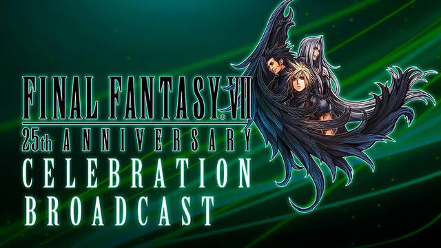 Anunciado un evento del 25 aniversario de Final Fantasy 7 para el 16 de junio.