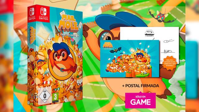 Mail Mole Collector's Edition en GAME con postal doble cara de regalo