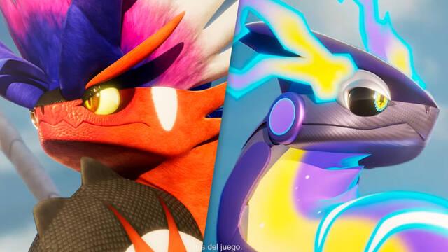 Pokémon Escarlata y Púrpura presenta a sus Pokémon legendarios.