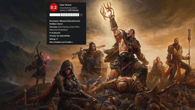 Diablo Immortal ya es el juego peor valorado de Blizzard en Metacritic
