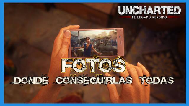 TODAS las fotos en Uncharted: El Legado Perdido y dónde conseguirlas