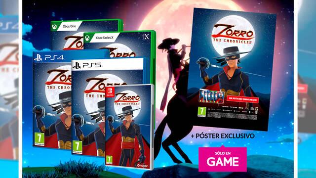 El Zorro Chronicles resérvalo en GAME y llévate un póster de regalo