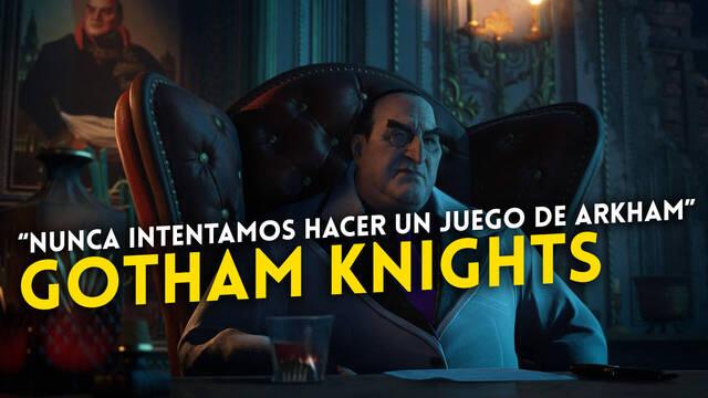 Gotham Knights no es un juego de la saga Batman Arkham
