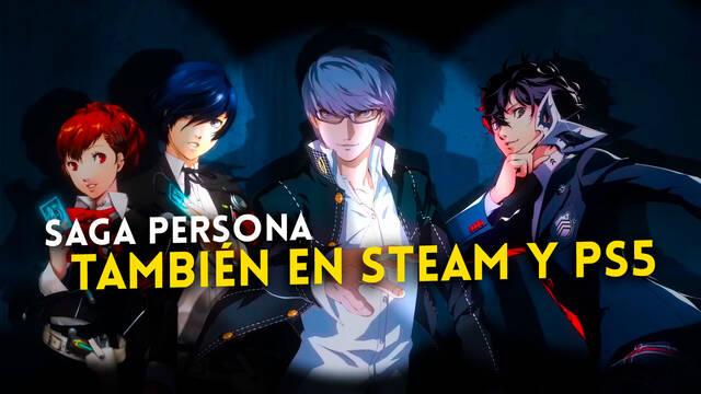 Persona 3, Persona 4 y Persona 5 también llegarán a Steam y PS5.