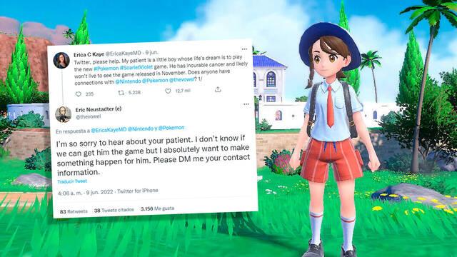 Piden a Nintendo que deje a un niño jugar a Pokémon Escarlata y Púrpura antes de su estreno.