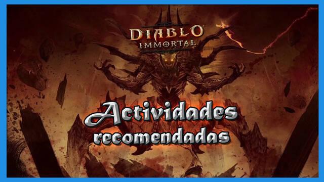 Diablo Immortal: Lista de actividades diarias, rotativas, especiales y más
