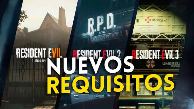 Nuevos requisitos de varios Resident Evil en PC