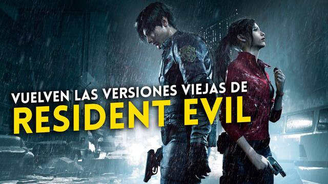Ya disponibles las versiones viejas de tres Resident Evil