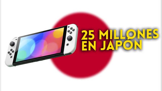 Nintendo Switch ha superado la barrera de las 25 millones de unidades vendidas en Jap�n