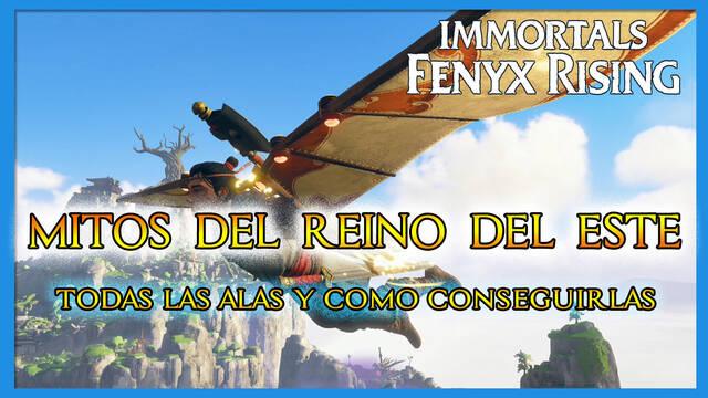 Todas las Alas de Mitos del Reino del Este en Immortals Fenyx Rising - Immortals Fenyx Rising