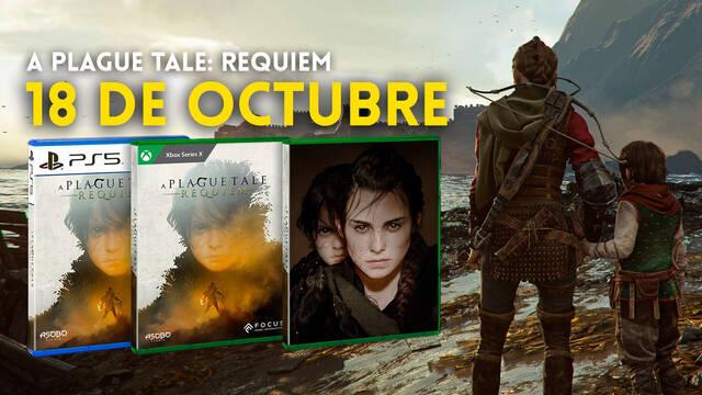 A Plague Tale: Requiem llegará el 18 de octubre a  PS5, Xbox Series, PC y Switch.