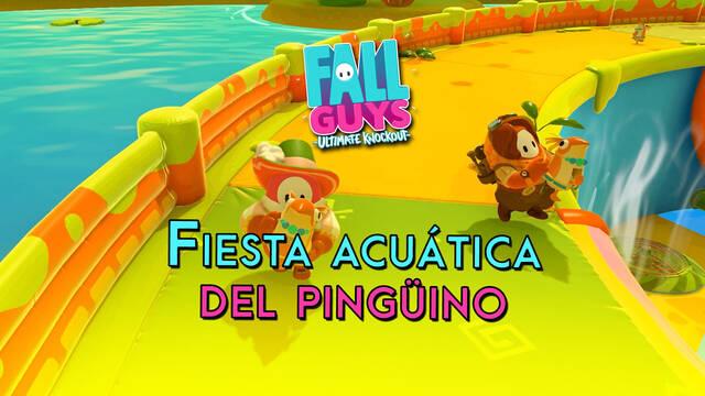 Prueba Fiesta acu�tica del ping�ino en Fall Guys: �C�mo ganar y clasificarte? - Fall Guys: Ultimate Knockout