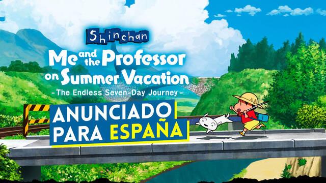 Shin-chan: Me and the Professor on Summer Vacation – The Endless Seven-Day en España para PS4 y Switch con textos en español traducidos