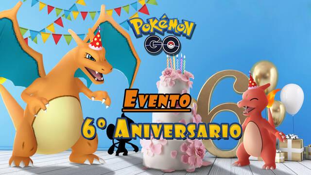 Pokémon GO anuncia su evento del sexto aniversario: Todas las novedades confirmadas