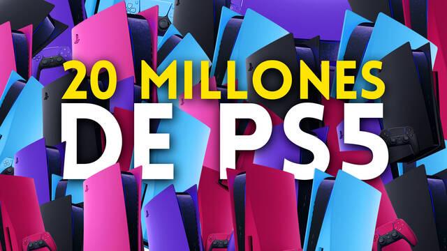 Ya se han vendido más de 20 millones de PS5 en todo el mundo.