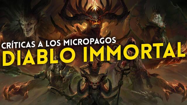 Diablo Immortal: Los jugadores critican los micropagos al alcanzar el endgame
