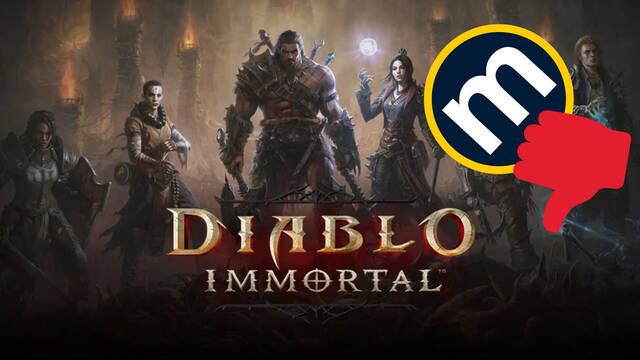 Diablo Immortal debuta con la peor nota de usuarios de Blizzard en Metacritic