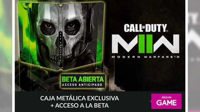 Reserva Call of Duty: Modern Warfare 2 con caja metálica exclusiva