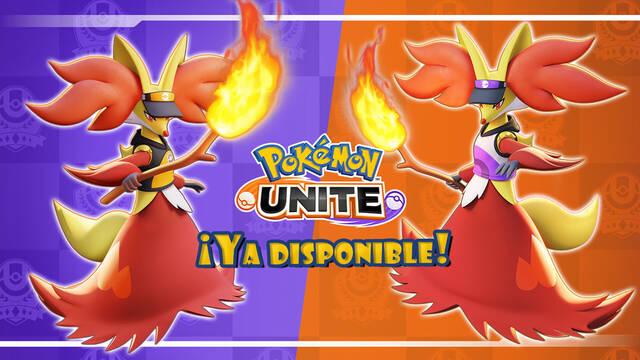 Delphox ya disponible en Pokémon Unite: Todos sus detalles