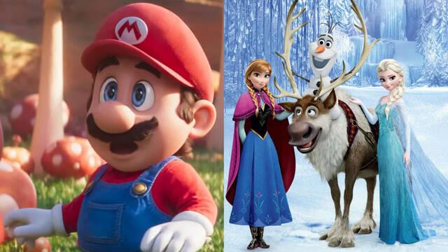 La película de Super Mario ya ha superado a la primera cinta de Frozen