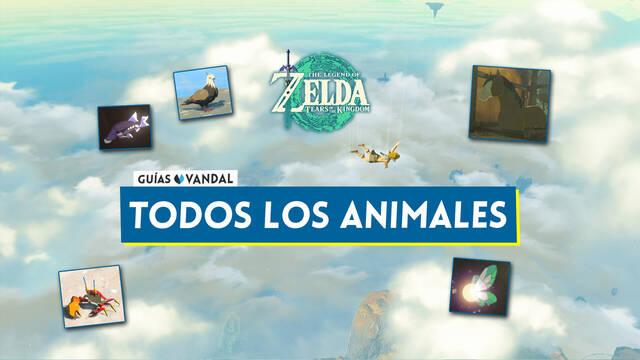 TODOS los animales, h�bitats y sus recursos en Zelda: Tears of the Kingdom - The Legend of Zelda: Tears of the Kingdom