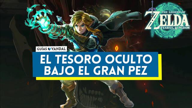 El tesoro oculto bajo el gran pez en Zelda: Tears of the Kingdom - The Legend of Zelda: Tears of the Kingdom