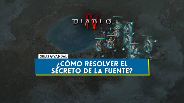 Diablo 4: C�mo resolver el acertijo del secreto de la fuente - Soluci�n - Diablo 4