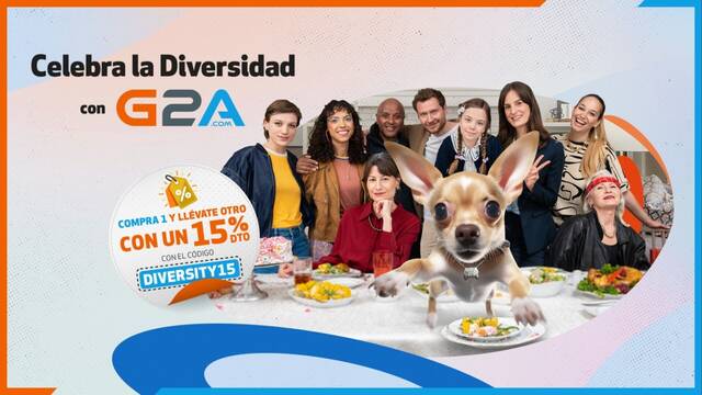 G2A celebra la diversidad con un 15 % de descuento en segundas compras