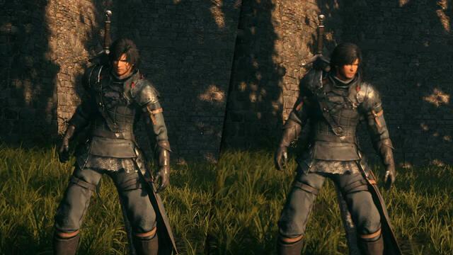 Comparativa de Final Fantasy XVI: Modo calidad vs. Modo rendimiento.
